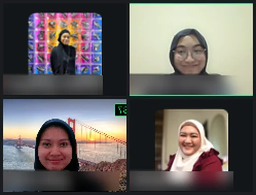 Peserta sesi Zoom bareng LifebyDesign