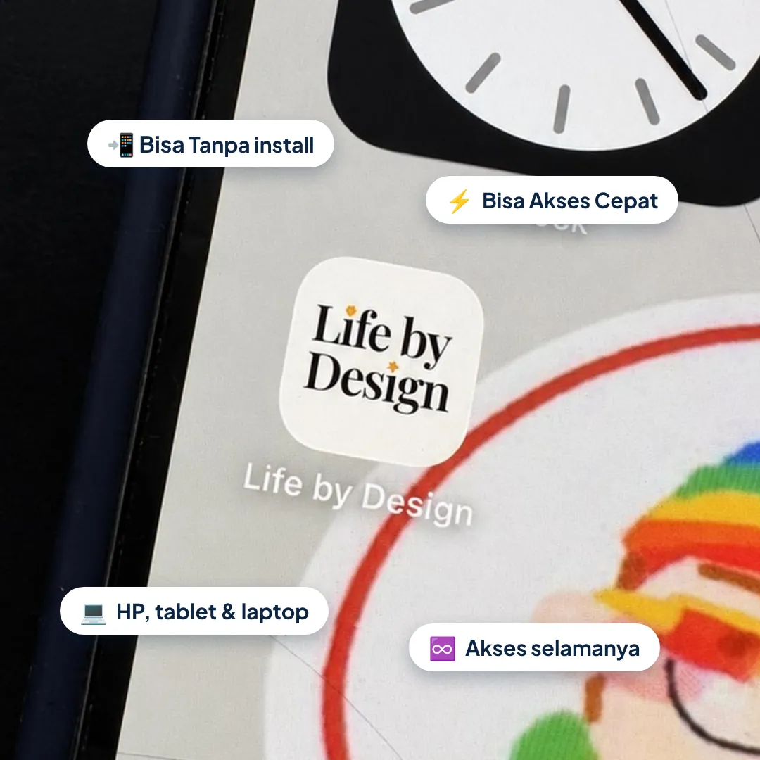 Ikon LifebyDesign di homescreen HP